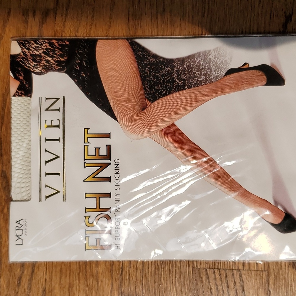 Fish Net High-Support Pantyhose - Picture 11 of 16